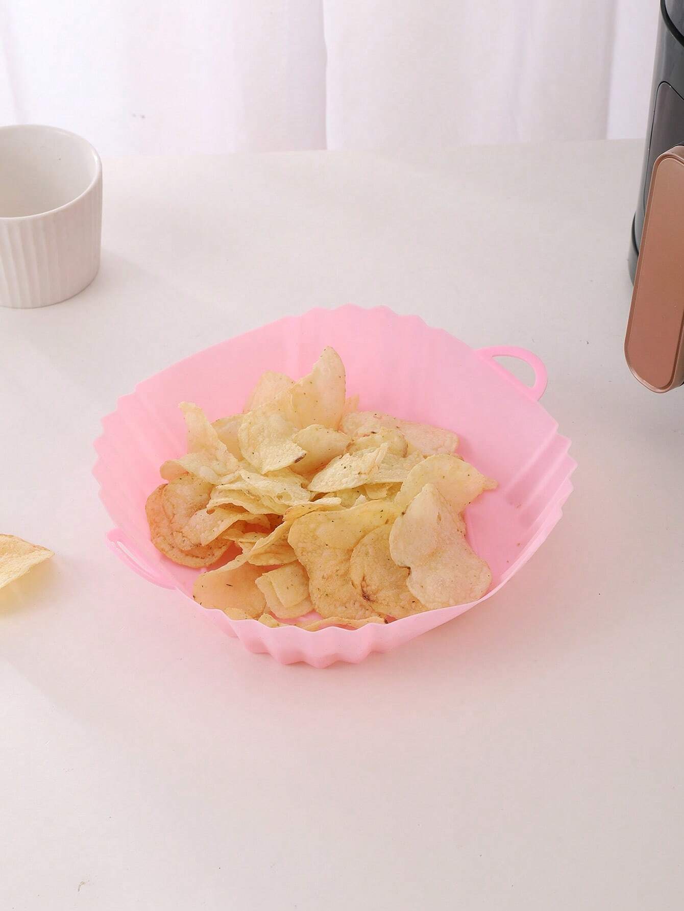 Air Fryer Silicone Pot Liner - 1 adet Air Fryer Silikon Tencere,