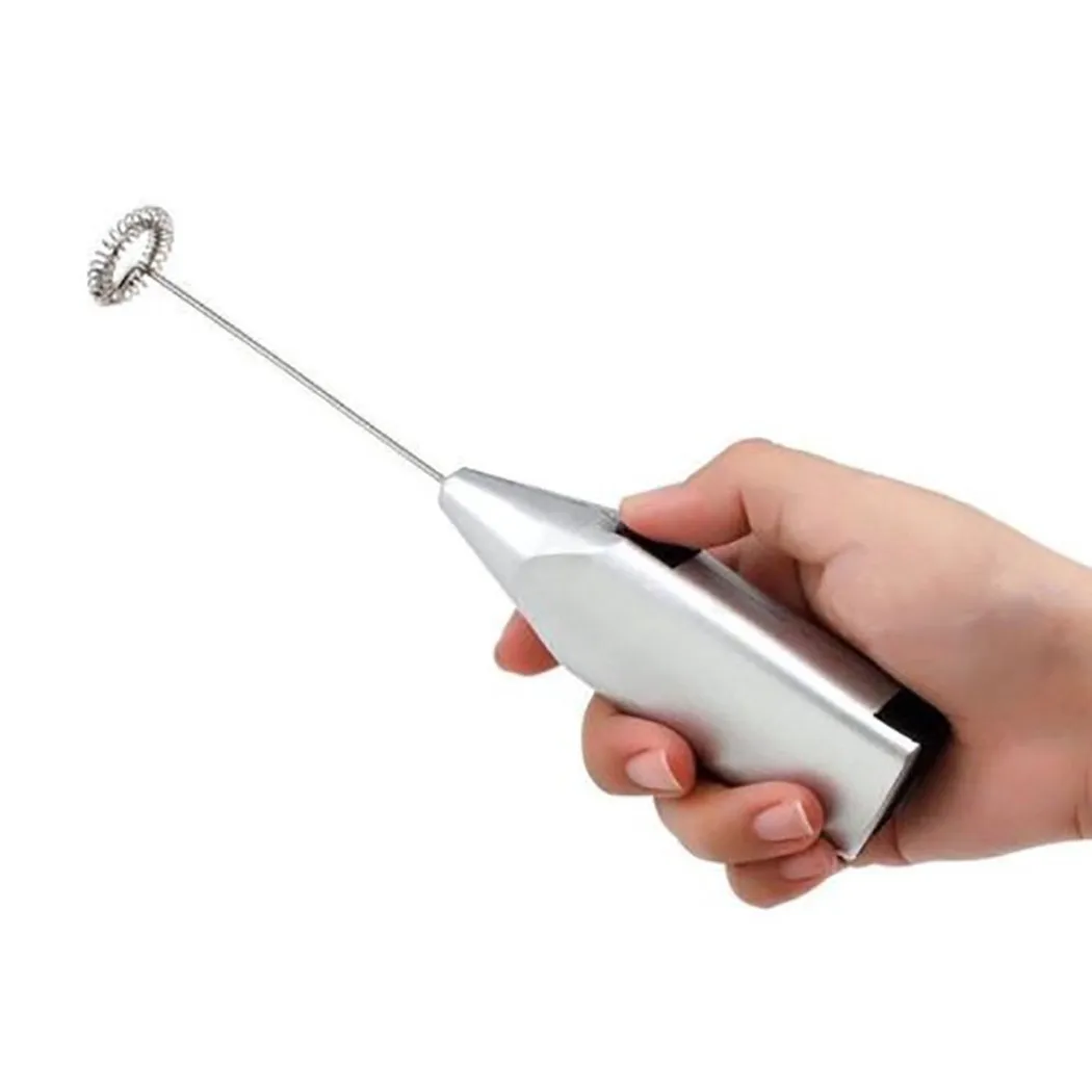 Electric Milk Frother Handheld - Ev Mini Paslanmaz Çelik Elektrikli El