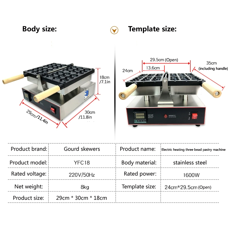 1600W Mini Waffle Makinesi, To - Mini Waffle Maker Machine incelemesi ve fiyatı