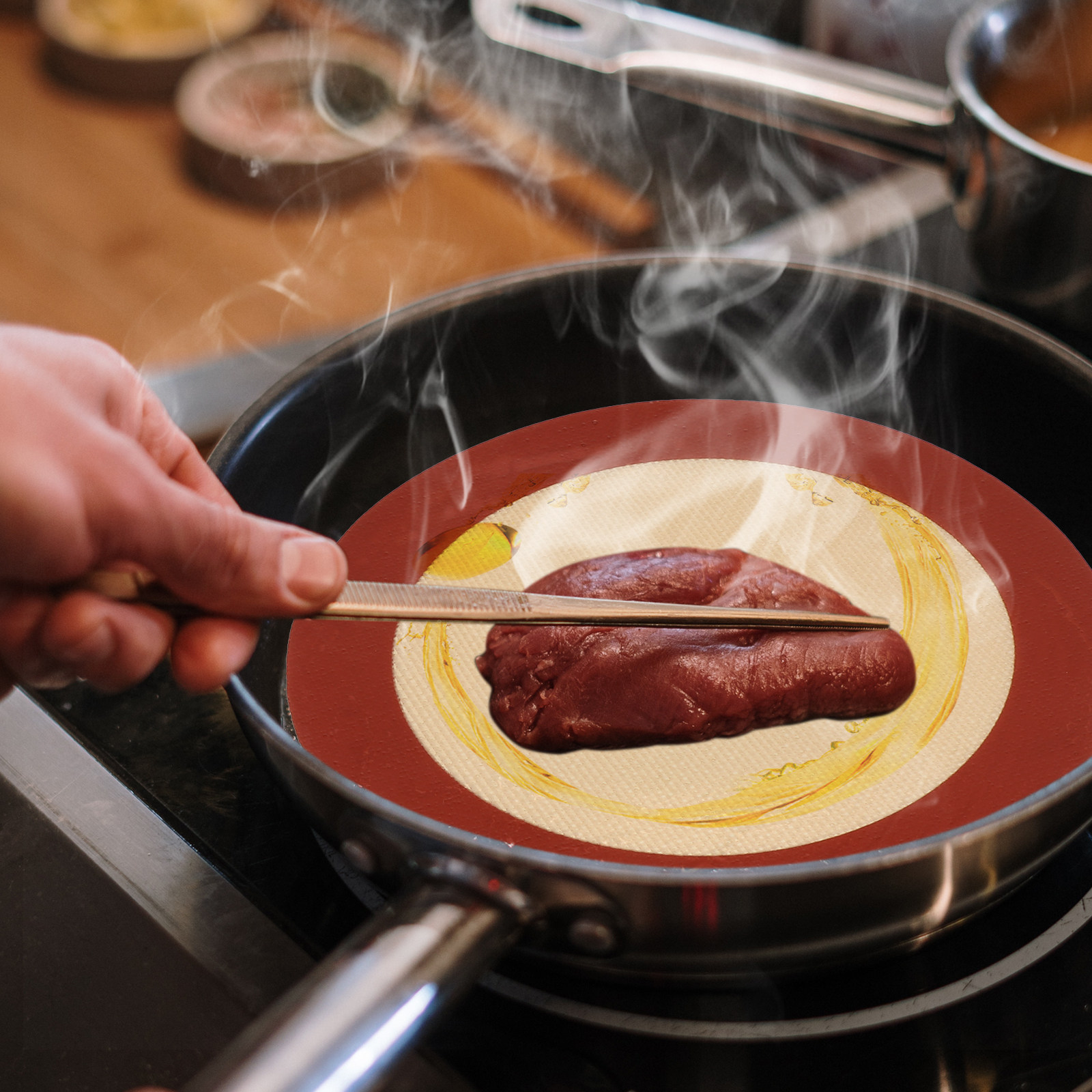 8 İnç Silikon Fritöz Tepsisi,  - Air Fryer Silicone Pot Liner incelemesi ve fiyatı